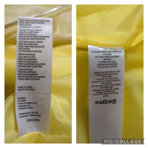 2x 👯♀️Host Pick⚡️Urban Outfitters Celeste Faux Leather Moto Jacket - Picture 16 of 16